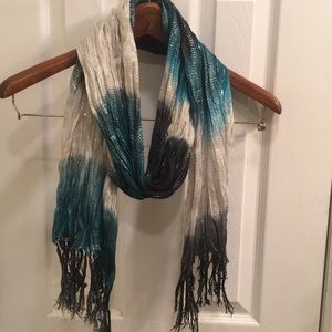 Shimmering Tie-Dye Scarf